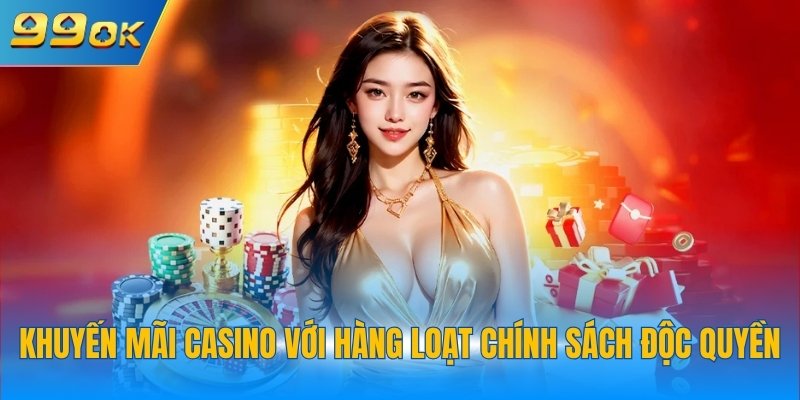 Khuyến mãi casino với hàng loạt chính sách độc quyền